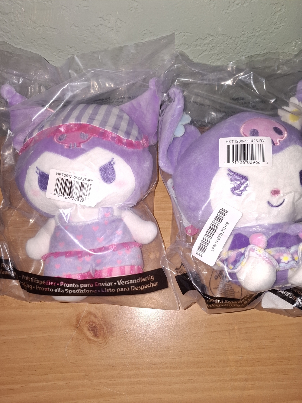 Sanrio Kuromi Purple Plush Toy - Cute Kids Doll